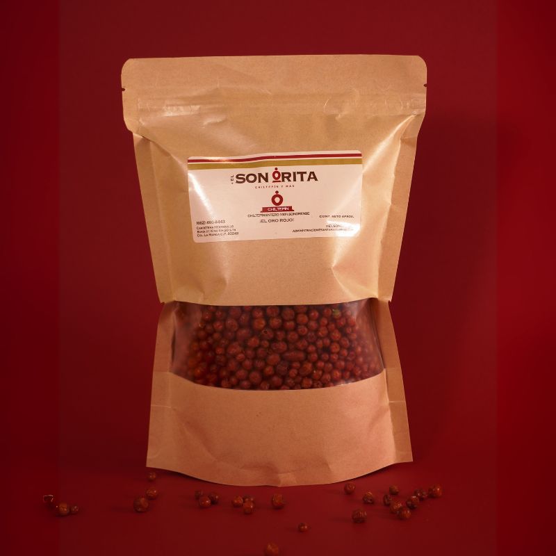 Bolsa Kraft Chiltepín Entero 170 gr